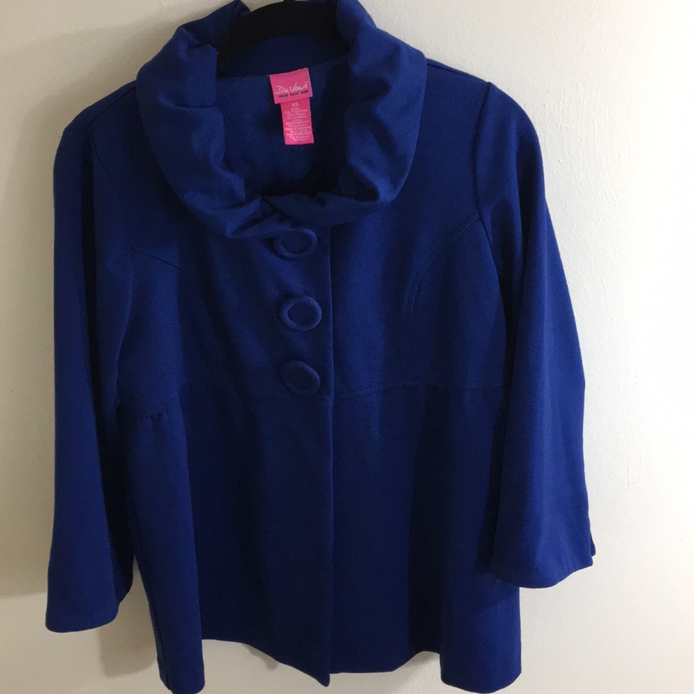 Du Jour Blazer 3 Button Sz XS